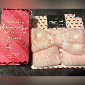 Juicy Couture Rose Santal Skincare Duo with Pink Spa Headband
